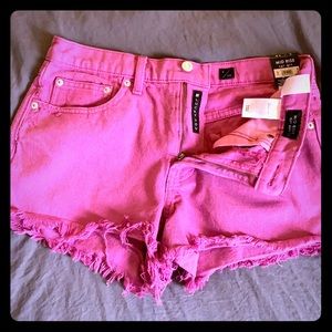 Mid Rise Cut off Shorts